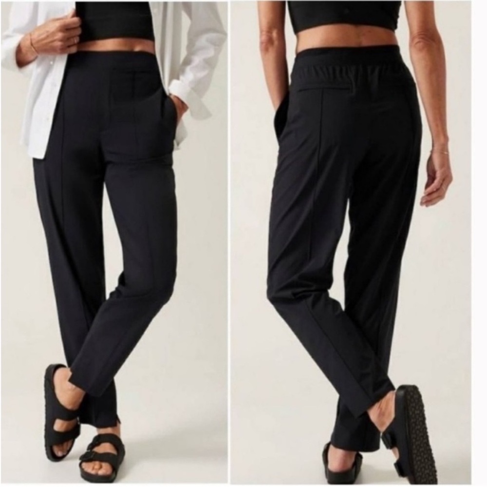 NWT Athleta Vienna Slim Pants black 6